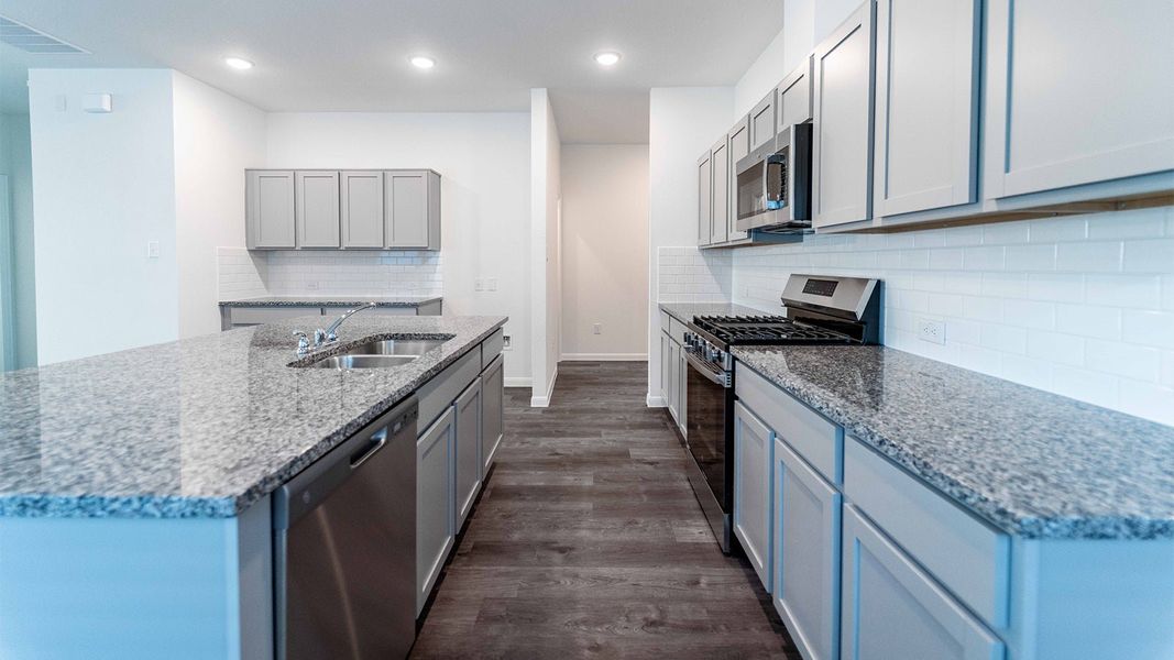 Furnished interior view inside a new home in Sunset Oaks, Maxwell (Image 6). Furnished interior view inside a new home in Sunset Oaks, Maxwell (Image 6).