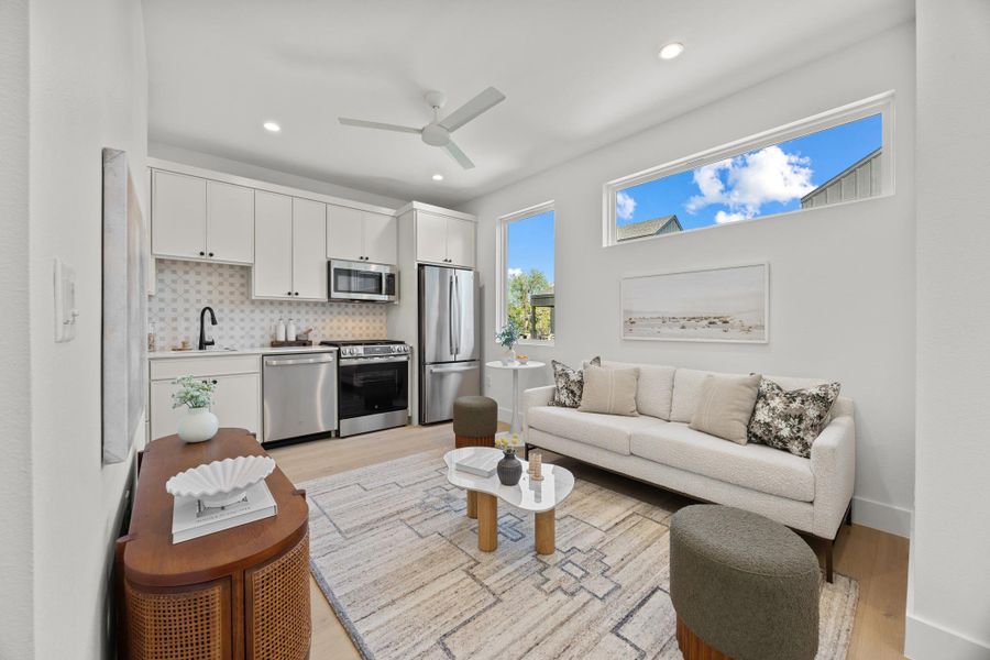 Living/Kitchen on Main