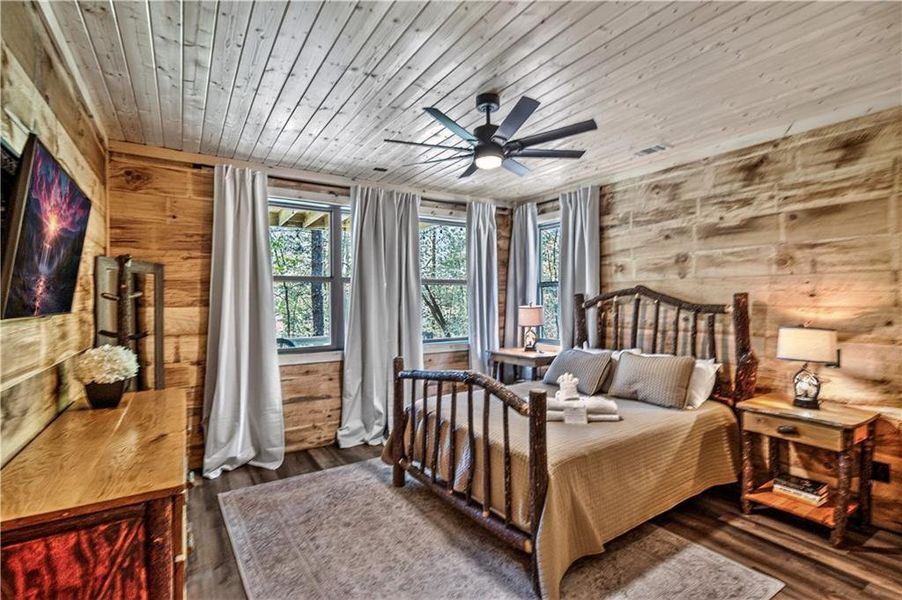 Furnished interior view inside a new home in , Blue Ridge (Image 19).