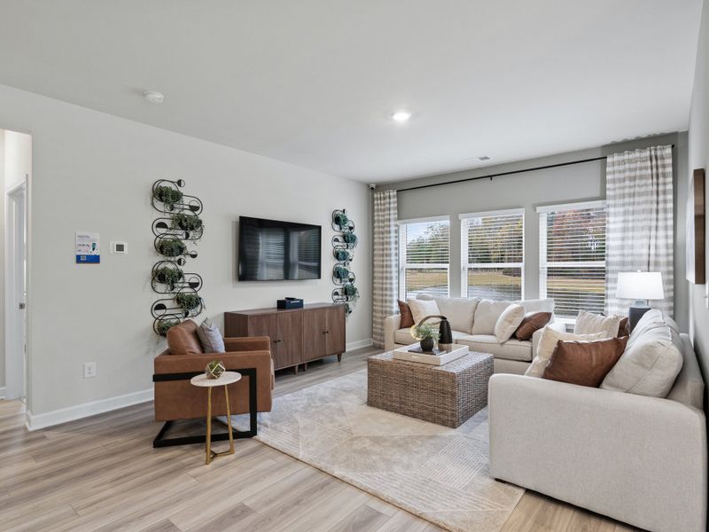 Furnished interior view inside a new home in Waterside, Longs (Image 10).