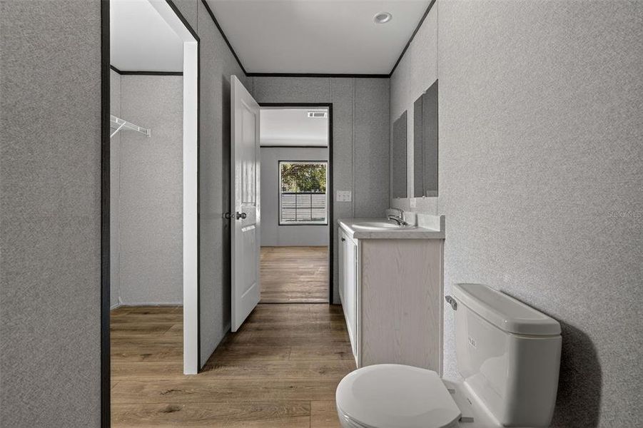 Furnished interior view inside a new home in , Williston (Image 12).