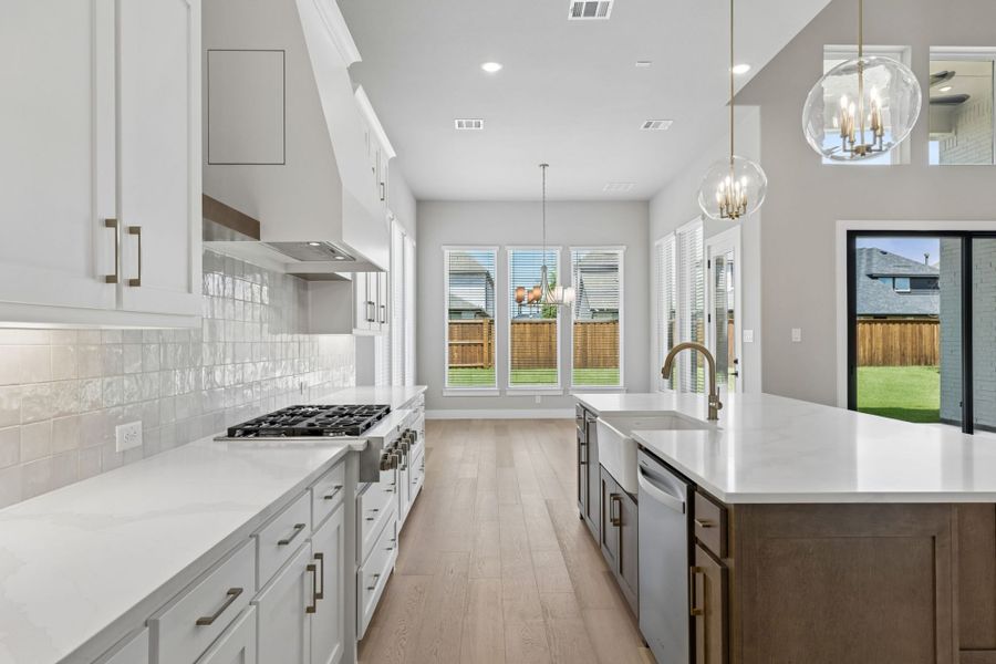 Furnished interior view inside a new home in Mosaic – 70′ Lots, Prosper (Image 8).
