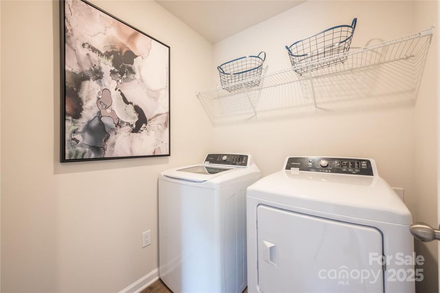 Laundry Room -- washer and dryer are included