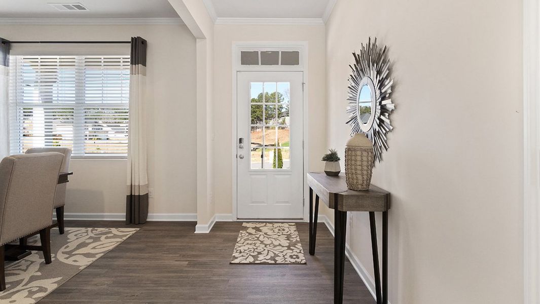Representative furnished interior of a home built from the GALEN by D.R. Horton in Hamptons at Riverwood South, Dallas (Image 4).