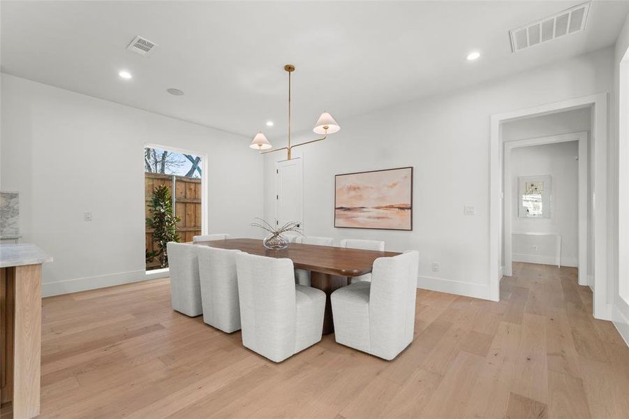 Furnished interior view inside a new home in , Dallas (Image 31).