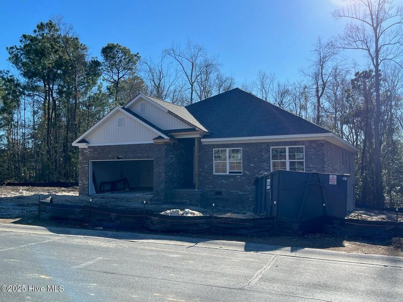 In-progress construction of a new home in Palmetto Creek, Bolivia, NC (Image 21).