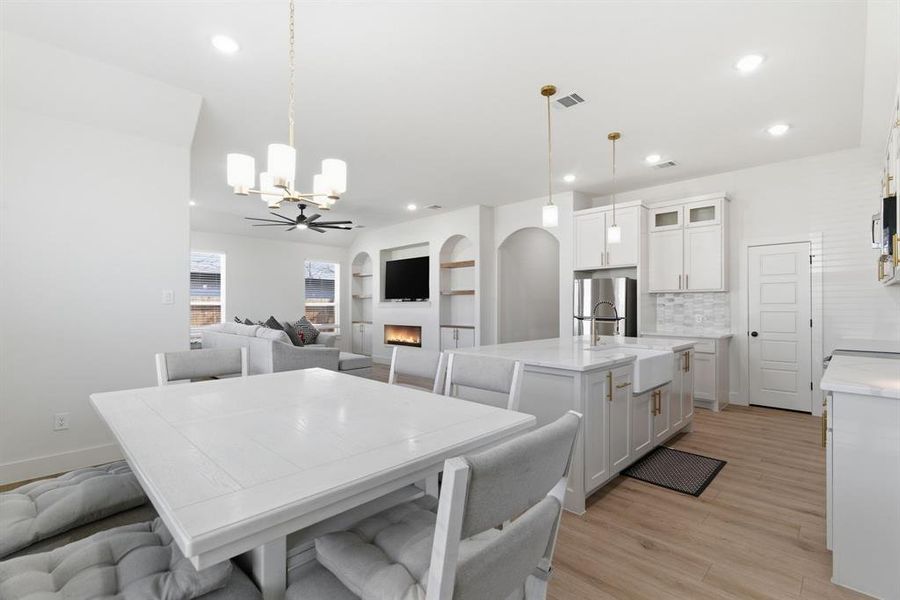 Furnished interior view inside a new home in , Fort Worth (Image 7).