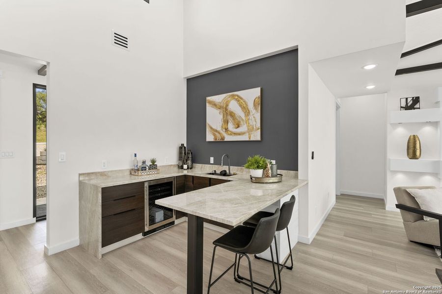 Furnished interior view inside a new home in , Spring Branch (Image 37).