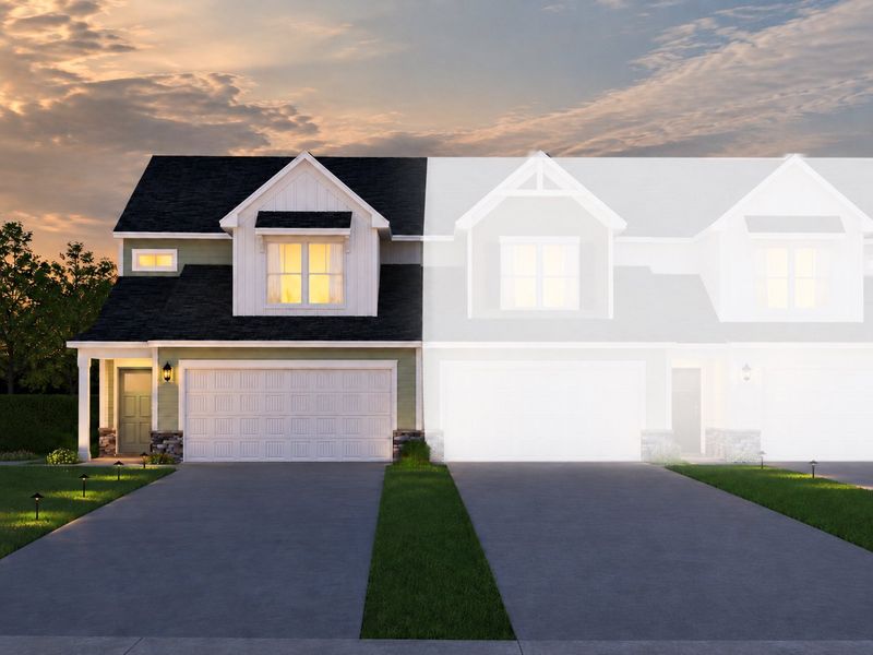 Representative exterior photo of a completed home built from the Lacey by Veranda Homes in Moonlite Village, Sumter, SC (Image 4).