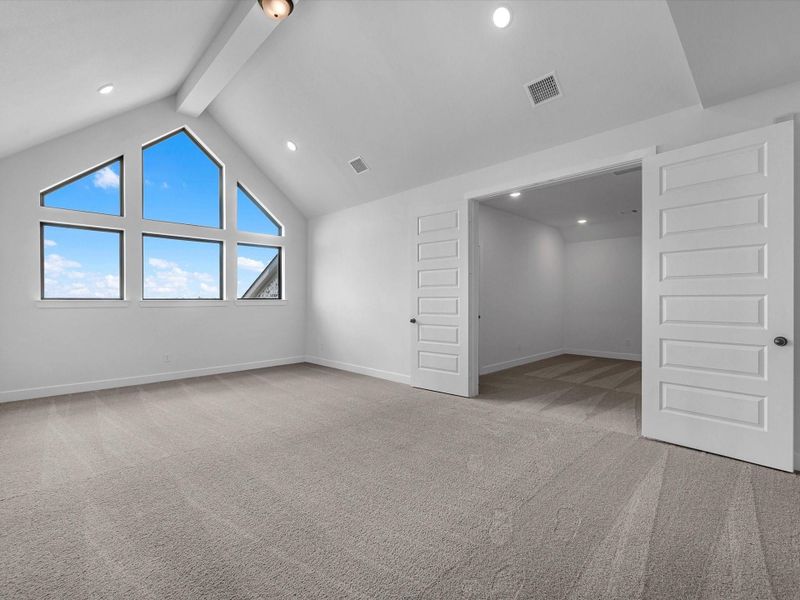 Spacious, unfurnished interior of a new home in The Grand Prairie - 60', Hockley (Image 12). Spacious, unfurnished interior of a new home in The Grand Prairie - 60', Hockley (Image 12).