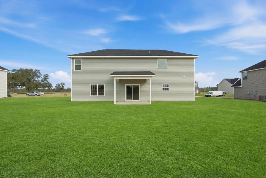 Representative exterior details of a home built from the The Richland by RTS Homes in Grand Reserve, Hinesville (Image 4).