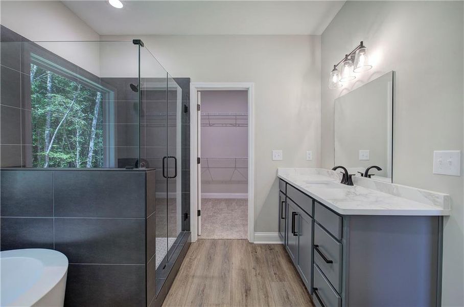 Furnished interior view inside a new home in , Rockmart (Image 6).