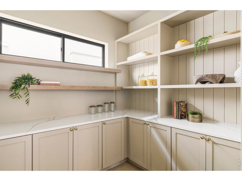 Furnished interior view inside a new home in , Denver (Image 41).