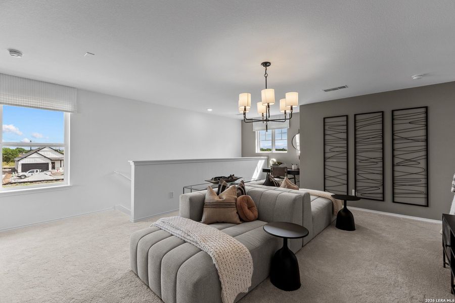 Furnished interior view inside a new home in Dove Song, Marion (Image 11).