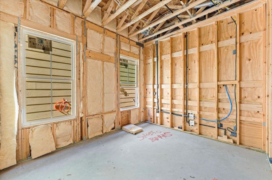 In-progress construction of a new home in , Houston, TX (Image 4).