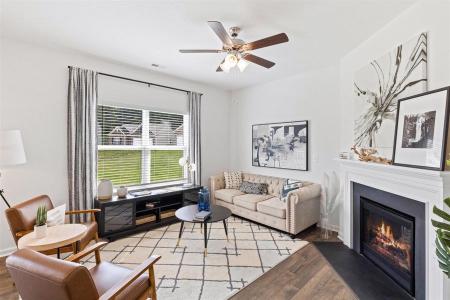 Representative furnished interior of a home built from the Belhaven by D.R. Horton in The Ridge at Neals Landing, Knoxville (Image 5).