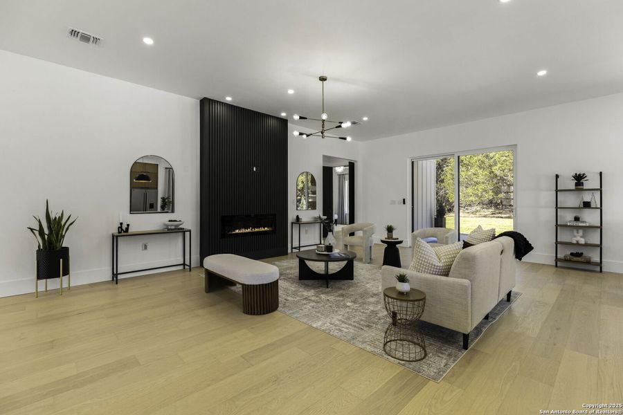 Furnished interior view inside a new home in , Boerne (Image 28).