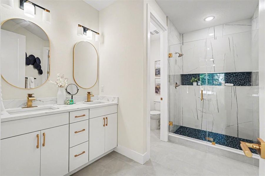 Furnished interior view inside a new home in , Tampa (Image 18).