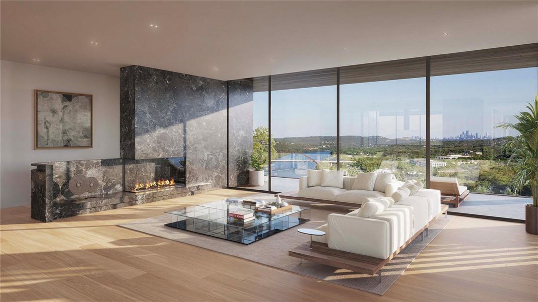 Furnished interior view inside a new home in , Austin (Image 5).
