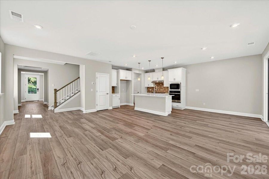 Open concept first floor Open concept first floor