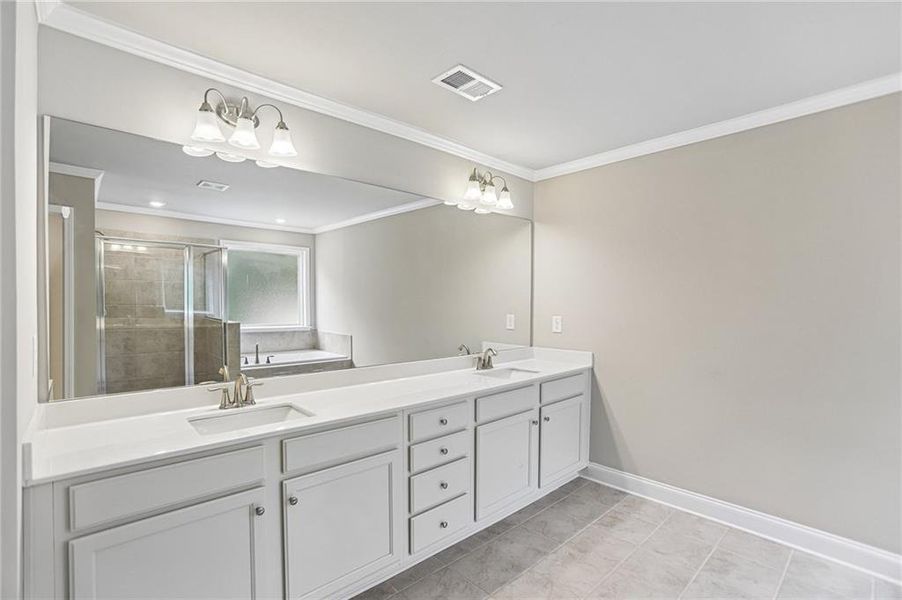 Furnished interior view inside a new home in , McDonough (Image 8).