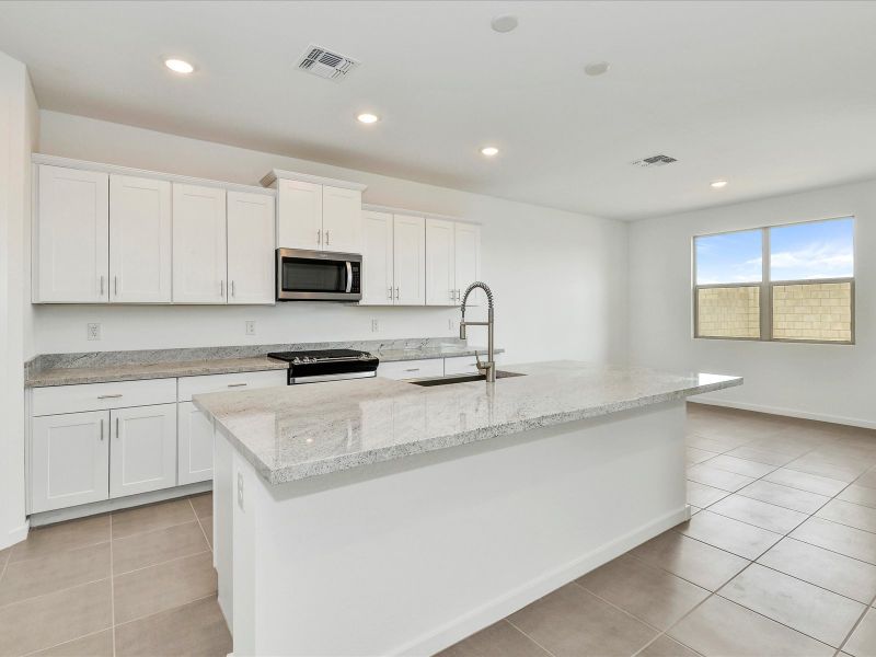 Kitchen in the Onyx floorplan