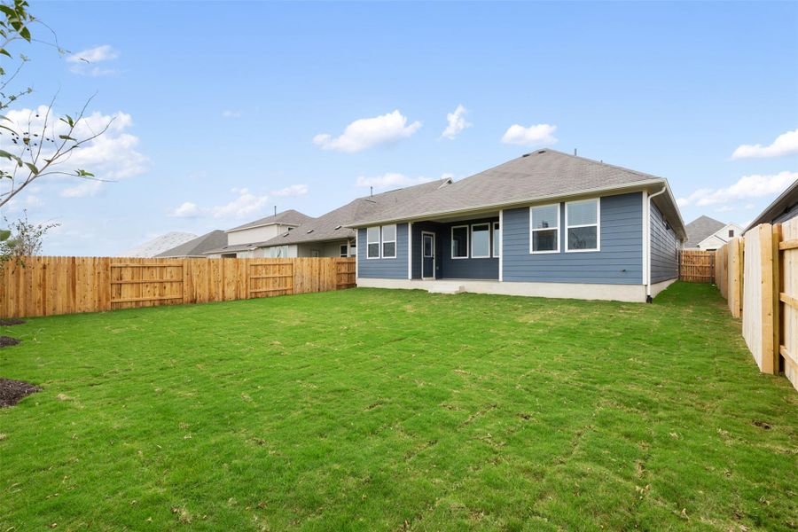 Exterior details and patio area of a home in Willow Springs, Buda (Image 20). Exterior details and patio area of a home in Willow Springs, Buda (Image 20).