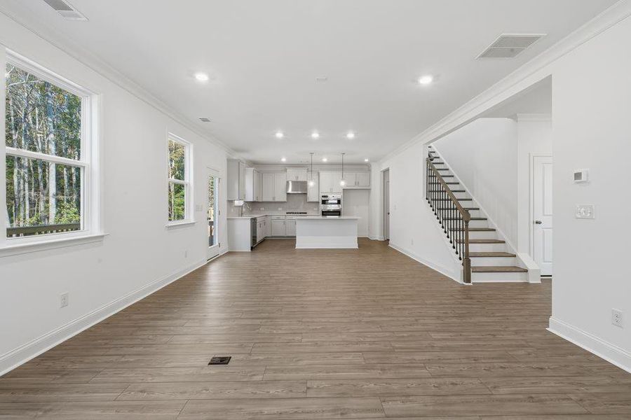 Spacious, unfurnished interior of a new home in Bennett Farm, Loganville (Image 22). Spacious, unfurnished interior of a new home in Bennett Farm, Loganville (Image 22).