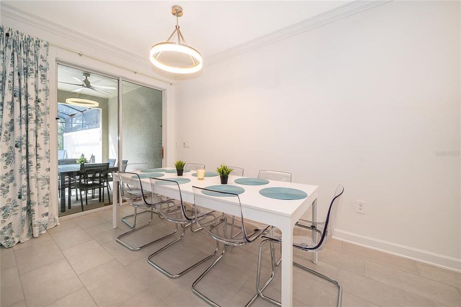 Furnished interior view inside a new home in , Kissimmee (Image 28).