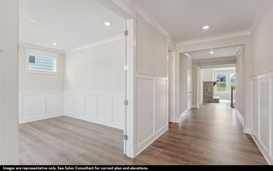 Spacious, unfurnished interior of a new home in Aden Woods, Nashville (Image 16).