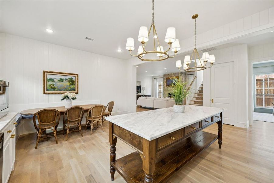 Furnished interior view inside a new home in , Dallas (Image 29).