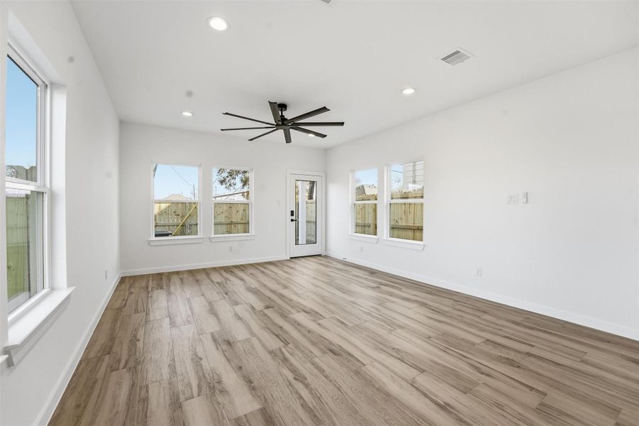 Spacious, unfurnished interior of a new home in , La Porte (Image 18). Spacious, unfurnished interior of a new home in , La Porte (Image 18).