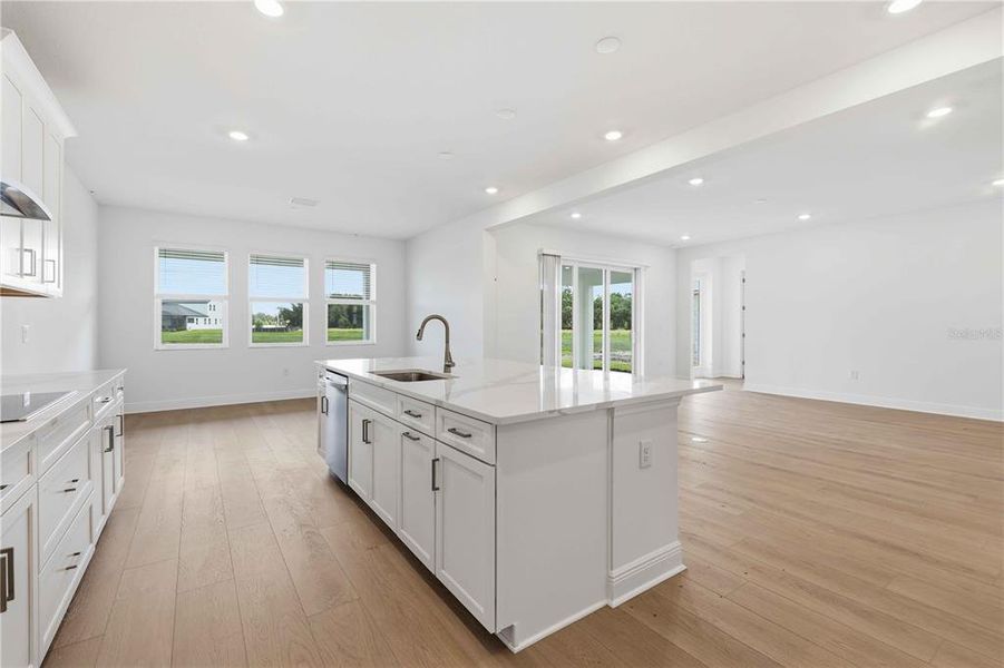 Furnished interior view inside a new home in Creeks Edge at Twin Rivers, Parrish (Image 11).