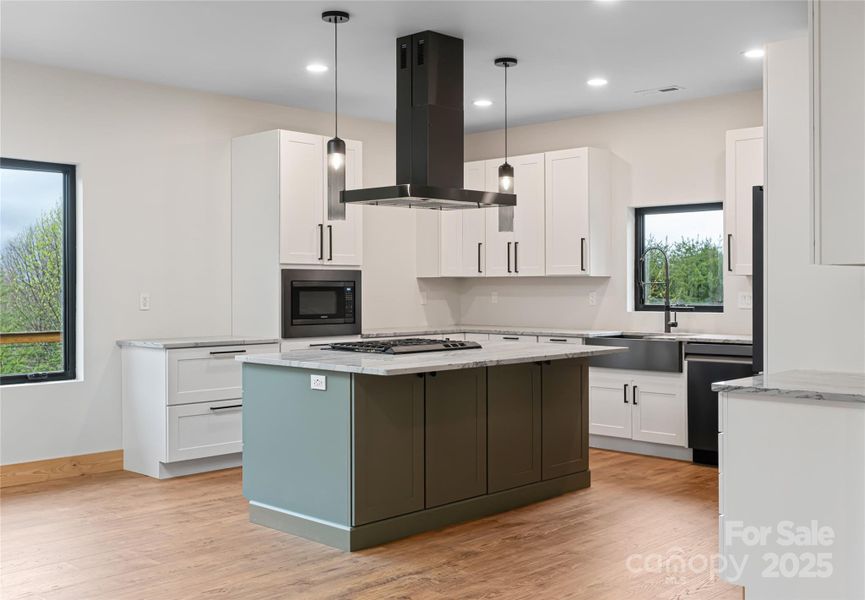 Furnished interior view inside a new home in , Weaverville (Image 10).