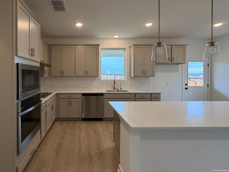Furnished interior view inside a new home in The Wilder, Adkins (Image 10).