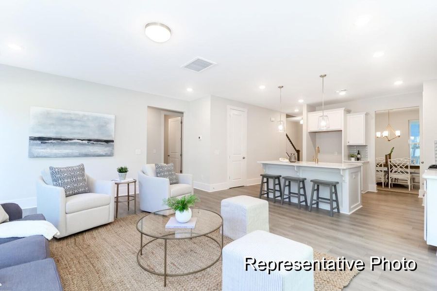 Furnished interior view inside a new home in , Ravenel (Image 8).
