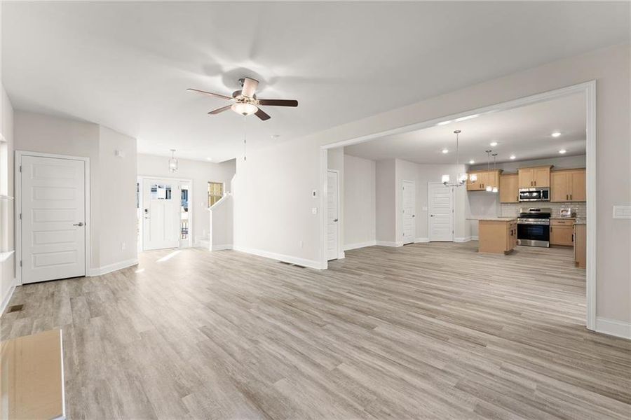 Spacious, unfurnished interior of a new home in Magnolia Villas, Cornelia (Image 34).