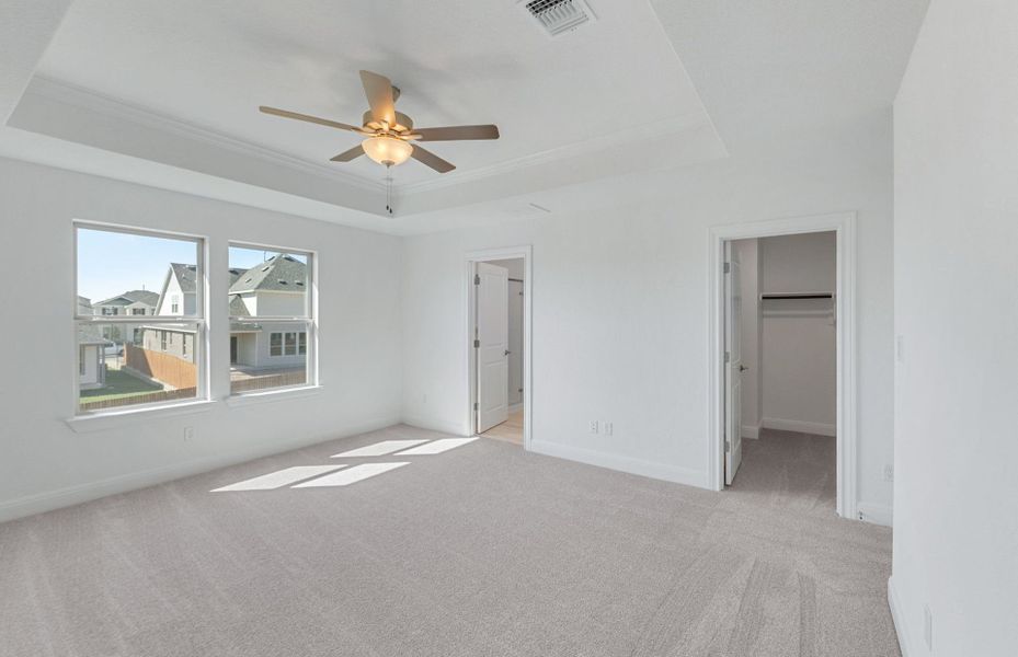 Spacious, unfurnished interior of a new home in Saddleback at Santa Rita Ranch, Liberty Hill (Image 27). Spacious, unfurnished interior of a new home in Saddleback at Santa Rita Ranch, Liberty Hill (Image 27).