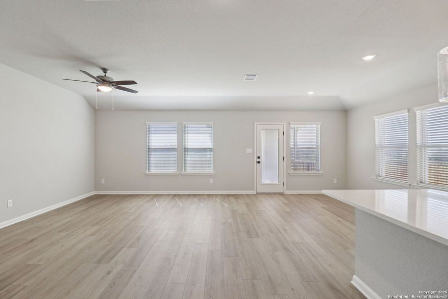 Spacious, unfurnished interior of a new home in Arcadia Ridge - Classic Series, San Antonio (Image 29). Spacious, unfurnished interior of a new home in Arcadia Ridge - Classic Series, San Antonio (Image 29).