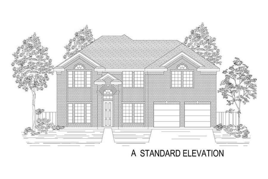 Representative rendering of the exterior for the Regency 2F (w/Game) by First Texas Homes (Image 3).