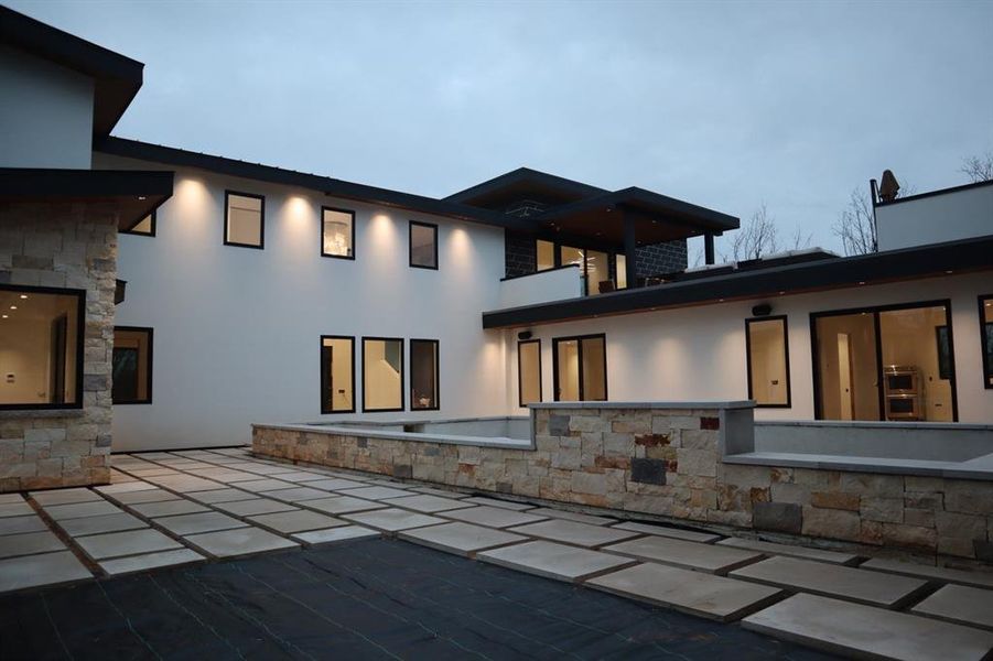 Exterior details and patio area of a home in , Granbury (Image 16).