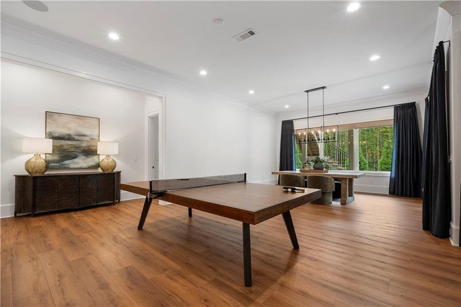 Furnished interior view inside a new home in , Alpharetta (Image 66).