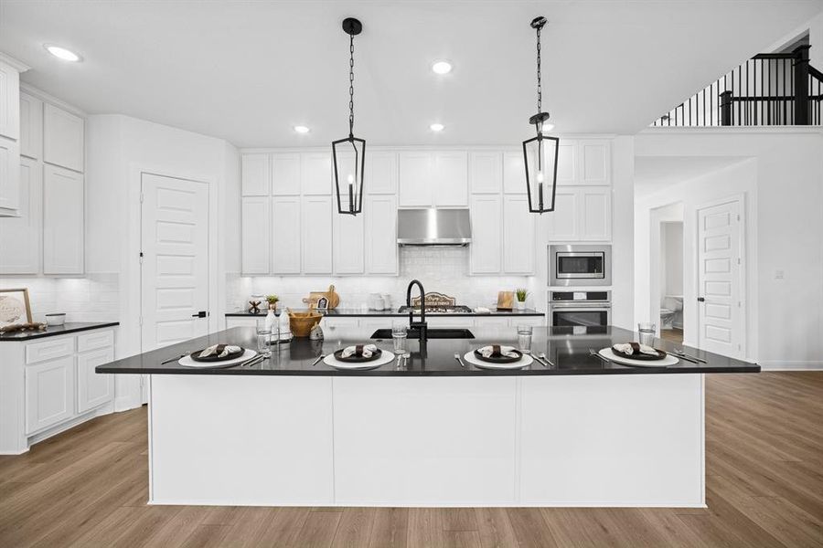 Furnished interior view inside a new home in Terraces – Classics, Rockwall (Image 13). Furnished interior view inside a new home in Terraces – Classics, Rockwall (Image 13).