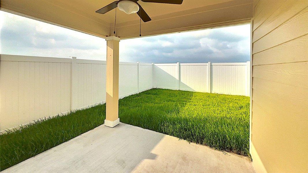 Exterior details and patio area of a home in The Islands of Rockport, Rockport (Image 17). Exterior details and patio area of a home in The Islands of Rockport, Rockport (Image 17).