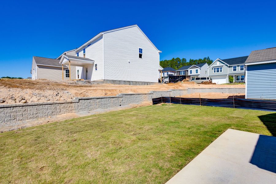 Exterior details and patio area of a home in Bluefield, Lexington (Image 21).