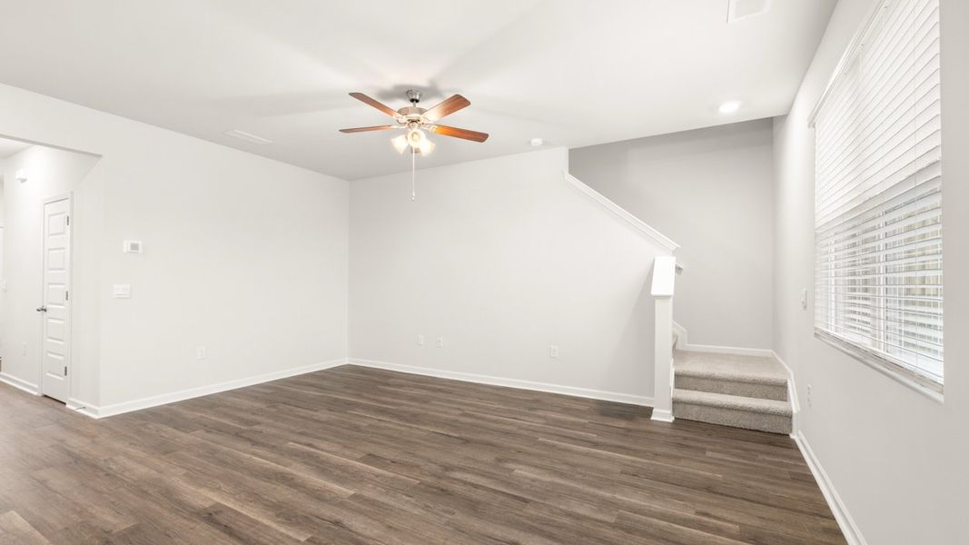 Spacious, unfurnished interior of a new home in Estates at Deer Hollow, Grovetown (Image 19). Spacious, unfurnished interior of a new home in Estates at Deer Hollow, Grovetown (Image 19).
