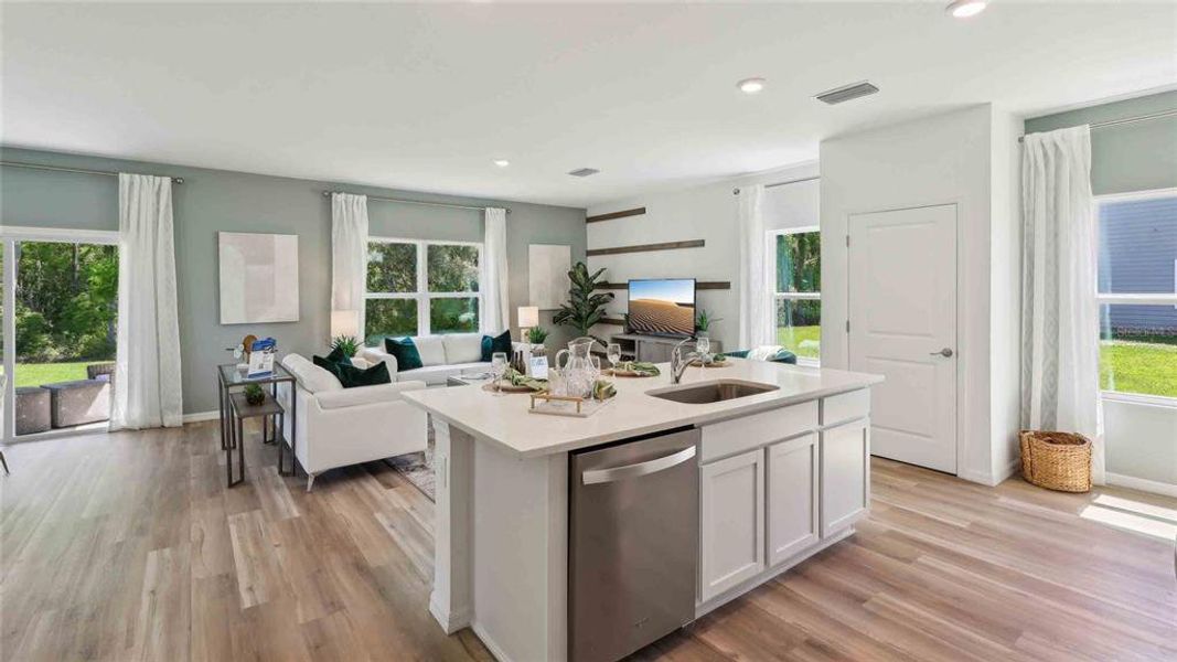 Furnished interior view inside a new home in Sherman Oaks, Brooksville (Image 14).