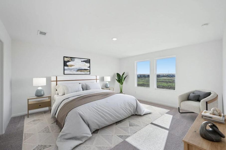 Furnished interior view inside a new home in Watson Hill, Summerville (Image 9).