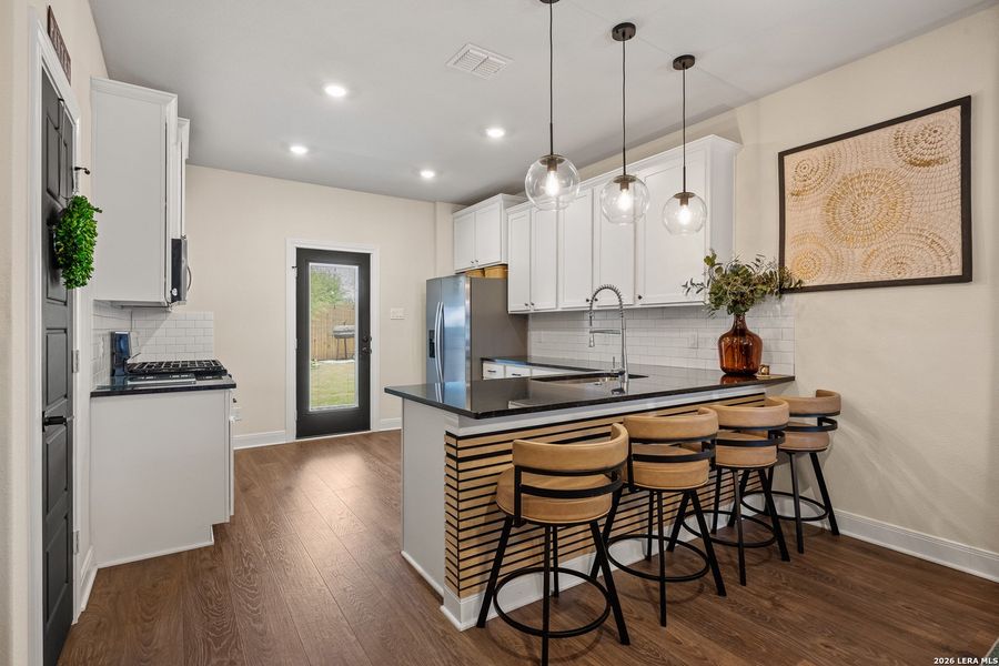 Furnished interior view inside a new home in Hightop Ridge, Converse (Image 10).