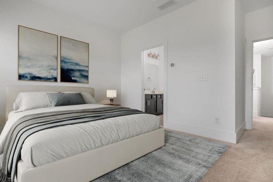 Furnished interior view inside a new home in Park Vue, Atlanta (Image 9).